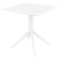 Уличный стол Siesta Sky Table 70 Белый (White)-4-thumb