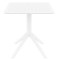 Уличный стол Siesta Sky Table 70 Белый (White)-0-thumb