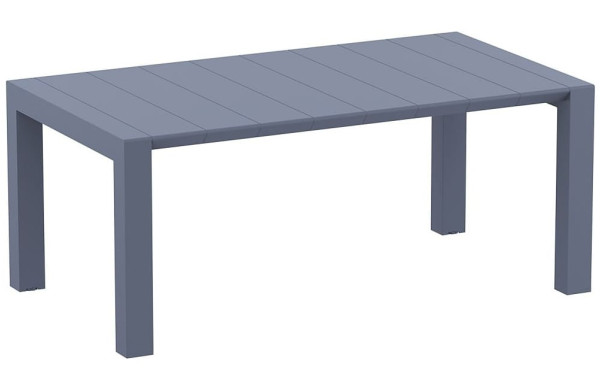 Раздвижной уличный обеденный стол Siesta Vegas 180–220 см Темно-серый (Dark Grey)-10