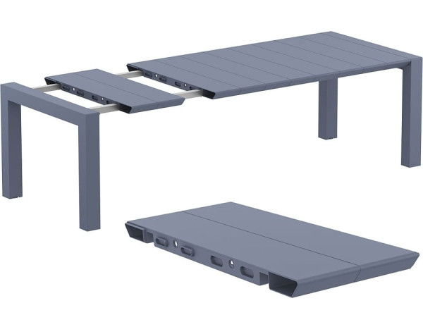 Раздвижной уличный обеденный стол Siesta Vegas 180–220 см Темно-серый (Dark Grey)-13