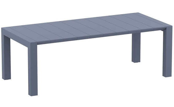 Раздвижной уличный обеденный стол Siesta Vegas 180–220 см Темно-серый (Dark Grey)-12
