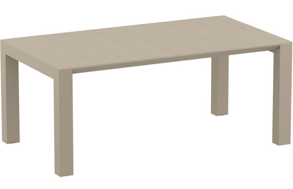 Розсувний вуличний обідній стіл Siesta Vegas 180-220 см Бежевий (Taupe)-8