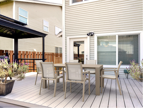 Розсувний вуличний обідній стіл Siesta Vegas 180-220 см Бежевий (Taupe)-3