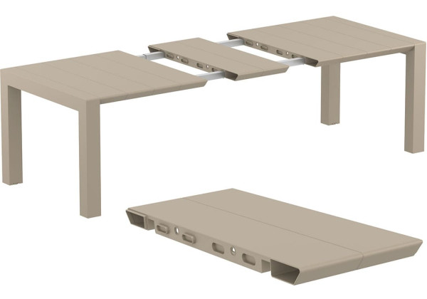 Розсувний вуличний обідній стіл Siesta Vegas 180-220 см Бежевий (Taupe)-10