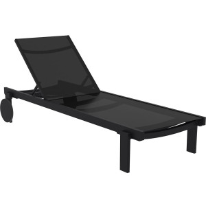 Уличный шезлонг Siesta Casablanca Черный (Black)