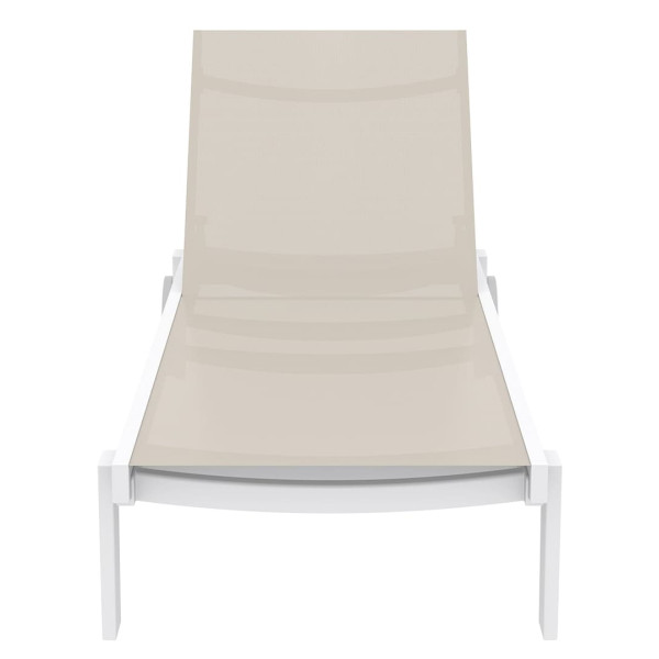 Уличный шезлонг Siesta Casablanca Белый/бежевый (White Taupe)-6