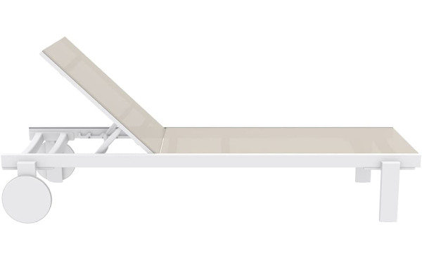 Уличный шезлонг Siesta Casablanca Белый/бежевый (White Taupe)-4