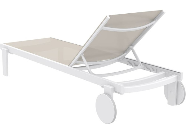 Уличный шезлонг Siesta Casablanca Белый/бежевый (White Taupe)-5