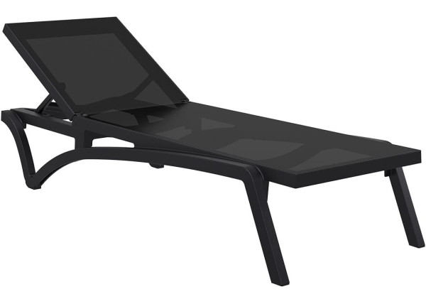 Вуличний шезлонг Siesta Pacific Чорний (Black Black)-5