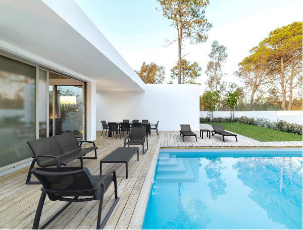 Вуличний шезлонг Siesta Pacific Чорний (Black Black)-3