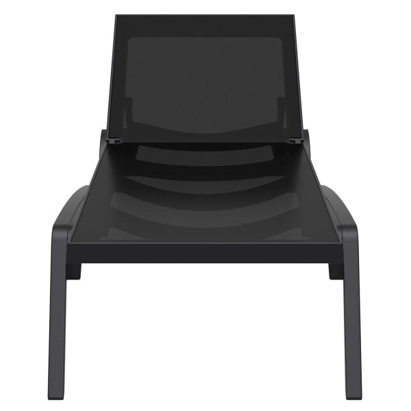 Вуличний шезлонг Siesta Pacific Чорний (Black Black)-8