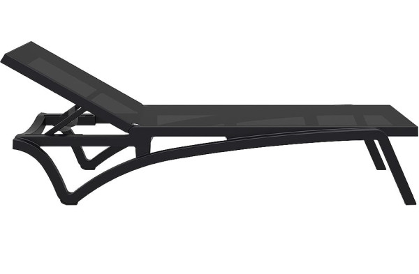 Вуличний шезлонг Siesta Pacific Чорний (Black Black)-6