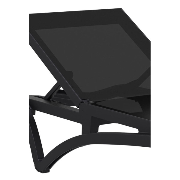 Вуличний шезлонг Siesta Pacific Чорний (Black Black)-10
