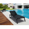Вуличний шезлонг Siesta Pacific Чорний (Black Black)-1-thumb
