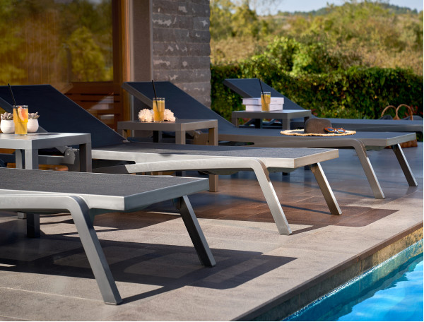 Уличный шезлонг Siesta Pacific Темно-серый/черный (Dark Grey Black)-9