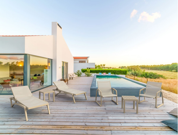 Уличный шезлонг Siesta Pacific Бежевый (Taupe Taupe)-3