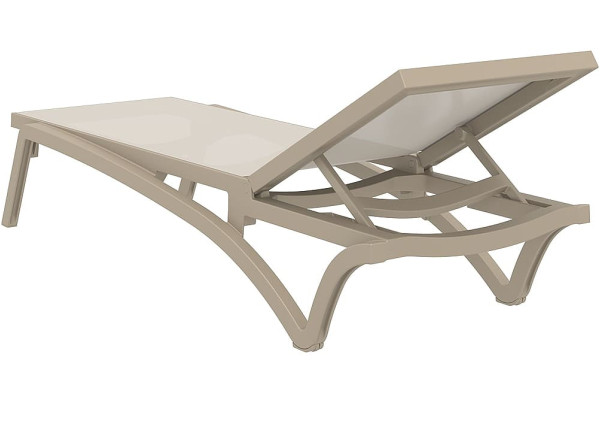 Уличный шезлонг Siesta Pacific Бежевый (Taupe Taupe)-8