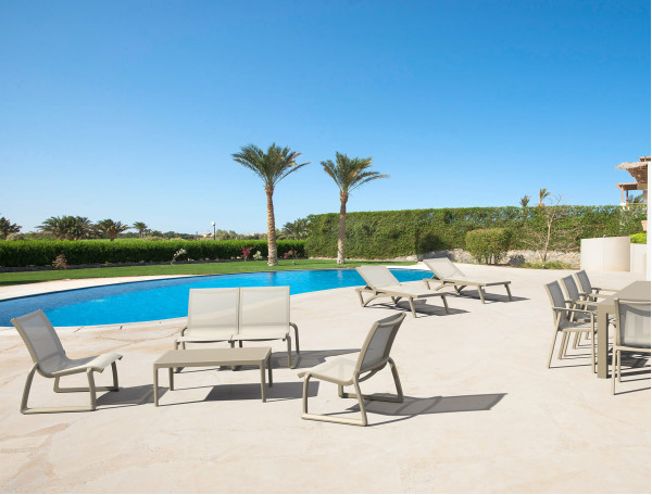 Уличный шезлонг Siesta Pacific Бежевый (Taupe Taupe)-5