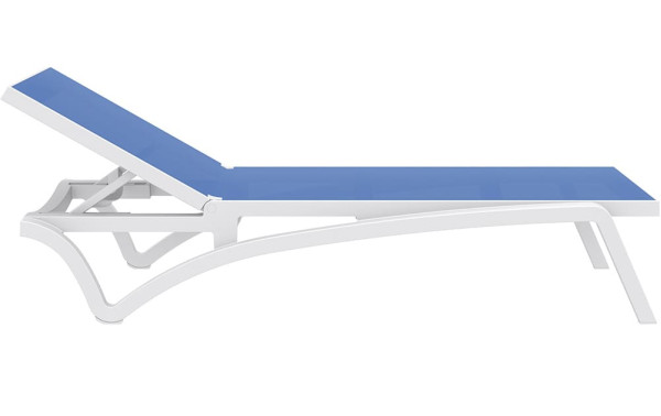 Вуличний шезлонг Siesta Pacific Білий/синій (White Blue)-5