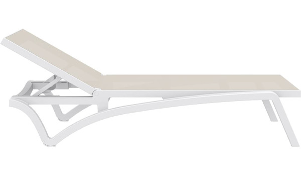 Вуличний шезлонг Siesta Pacific Білий/бежевий (White Taupe)-5