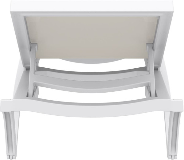 Вуличний шезлонг Siesta Pacific Білий/бежевий (White Taupe)-8