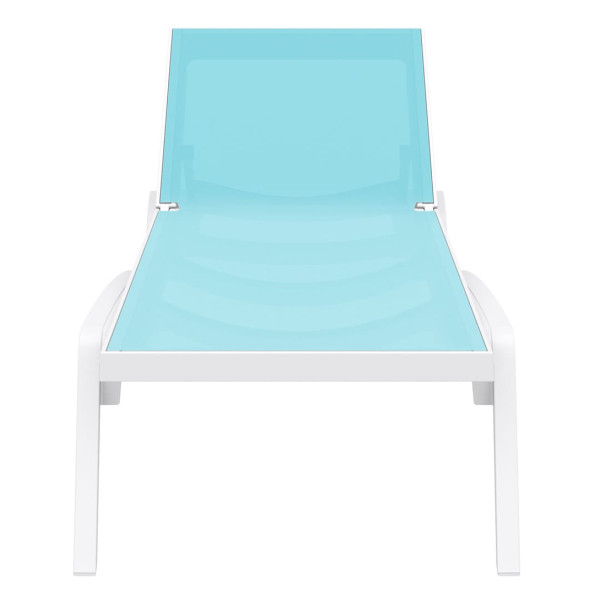 Уличный шезлонг Siesta Pacific Белый/бирюзовый (White Turqouise)-8