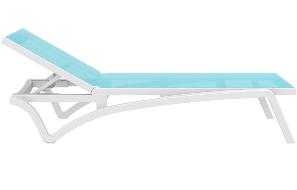 Уличный шезлонг Siesta Pacific Белый/бирюзовый (White Turqouise)-6