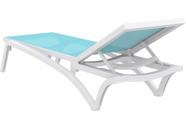 Уличный шезлонг Siesta Pacific Белый/бирюзовый (White Turqouise)-7