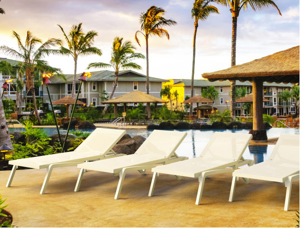 Вуличний шезлонг Siesta Pacific Білий (White White)-9