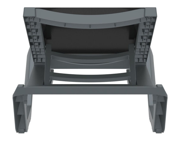 Уличный шезлонг Siesta Rio Темно-серый/черный (Dark Grey Black)-7