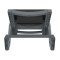 Уличный шезлонг Siesta Rio Темно-серый/черный (Dark Grey Black)-7-thumb