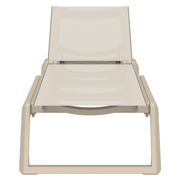 Уличный шезлонг Siesta Rio Бежевый (Taupe Taupe)-7