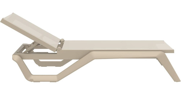 Уличный шезлонг Siesta Rio Бежевый (Taupe Taupe)-5