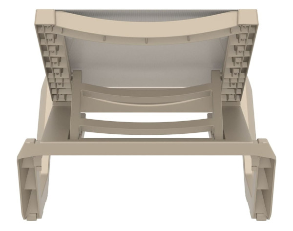 Уличный шезлонг Siesta Rio Бежевый (Taupe Taupe)-8