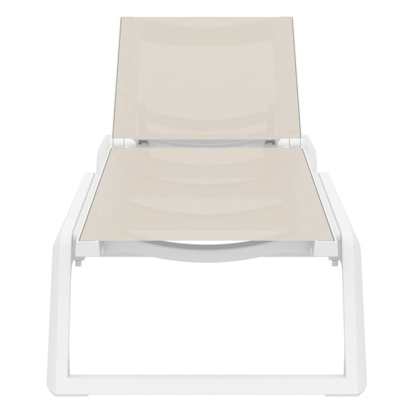 Уличный шезлонг Siesta Rio Белый/бежевый (White Taupe)-5