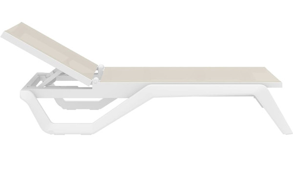 Уличный шезлонг Siesta Rio Белый/бежевый (White Taupe)-3