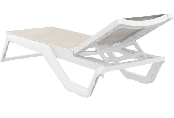 Уличный шезлонг Siesta Rio Белый/бежевый (White Taupe)-4