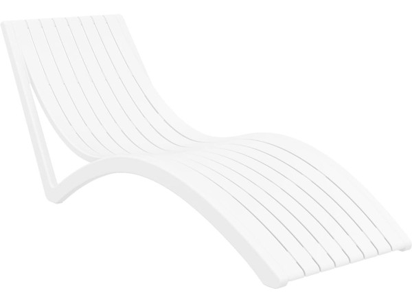 Вуличний шезлонг Siesta Slim Білий (White)-5