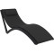 Вуличний шезлонг Siesta Slim Чорний (Black)-3-thumb