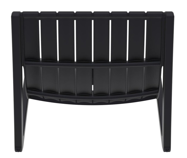 Вуличний шезлонг Siesta Slim Чорний (Black)-7