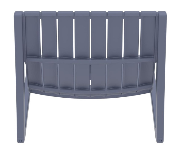 Вуличний шезлонг Siesta Slim Темно-сірий (Dark Grey)-4