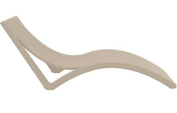 Вуличний шезлонг Siesta Slim Бежевий (Taupe)-15