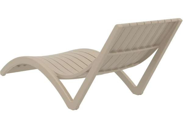 Вуличний шезлонг Siesta Slim Бежевий (Taupe)-16