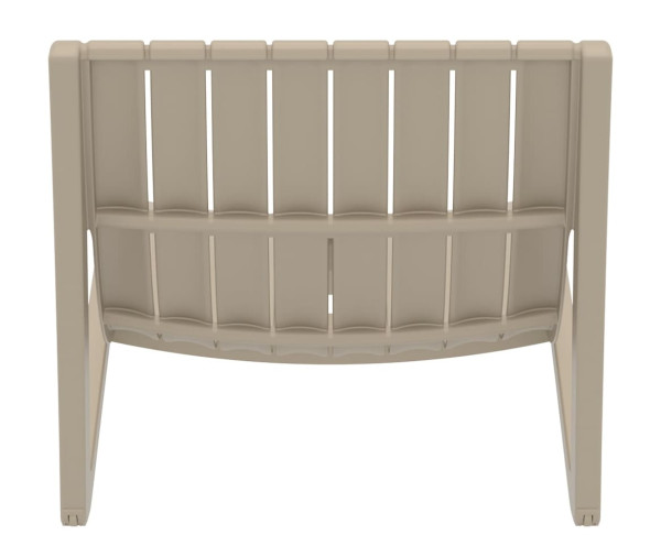 Вуличний шезлонг Siesta Slim Бежевий (Taupe)-18