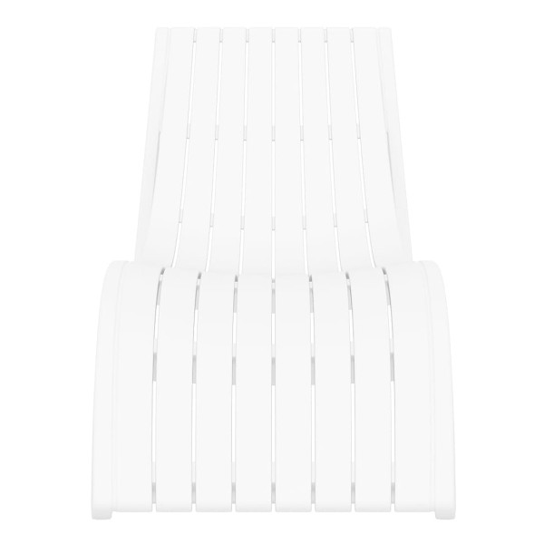 Вуличний шезлонг Siesta Slim Білий (White)-8
