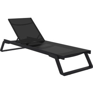Вуличний шезлонг Siesta Tropic Чорний (Black Black)