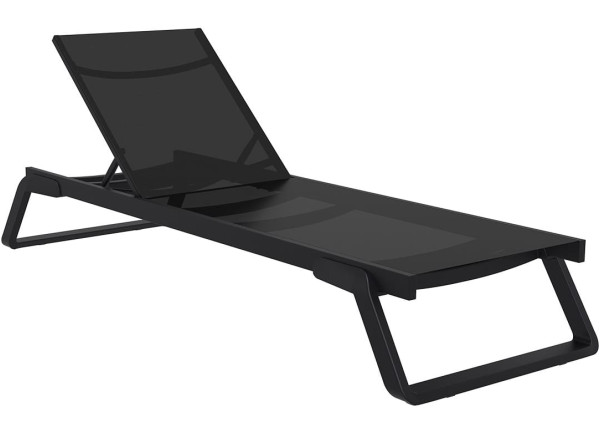 Вуличний шезлонг Siesta Tropic Чорний (Black Black)-0
