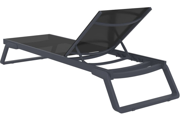 Уличный шезлонг Siesta Tropic Темно-серый/черный (Dark Grey Black)-4