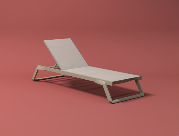 Уличный шезлонг Siesta Tropic Бежевый (Taupe Taupe)-5