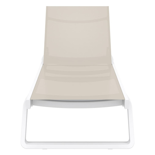 Уличный шезлонг Siesta Tropic Белый/бежевый (White Taupe)-4